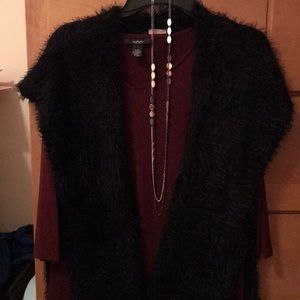 Black Chico’s soft sleeveless sweater